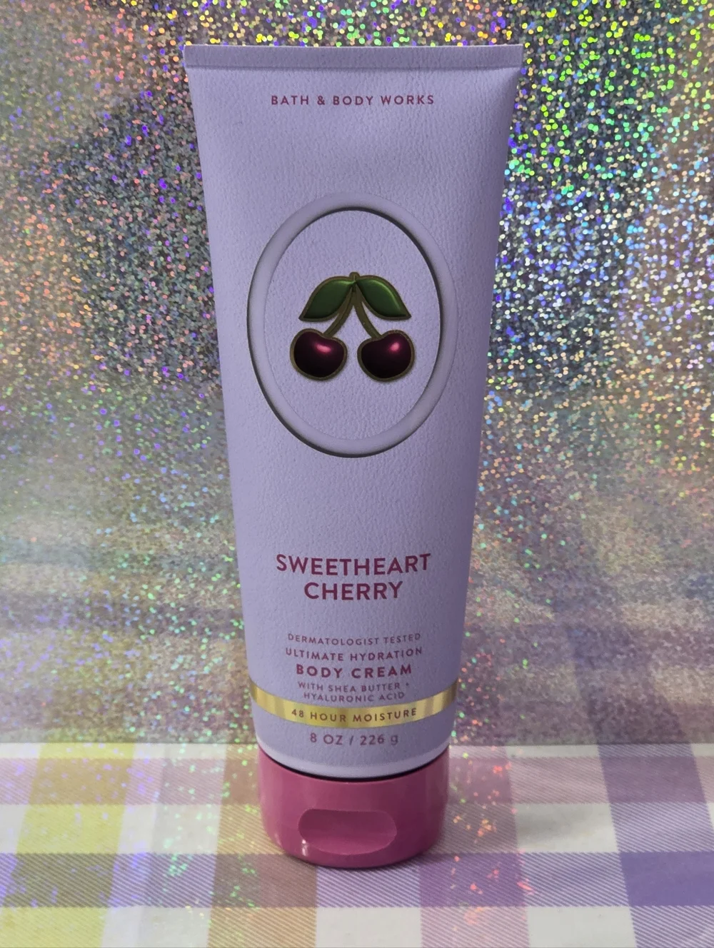 Bath & Body Works Sweetheart Cherry Body Cream 8oz NEW RARE